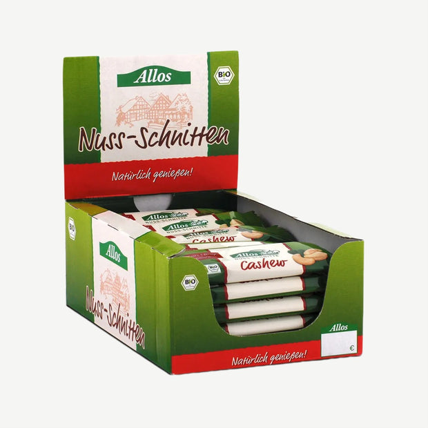 Allos Bio Nuss-Schnitte